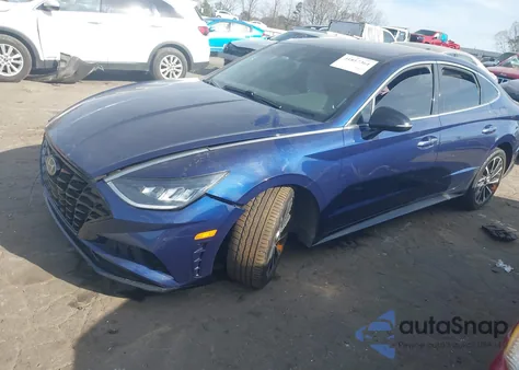 2020 Hyundai Sonata Sel Plus z USA, uszkodzony, nr VIN 5NPEJ4J26LH036356